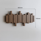 Nordic Walnut Hook Panel