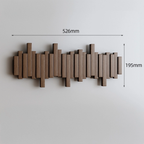 Nordic Walnut Hook Panel