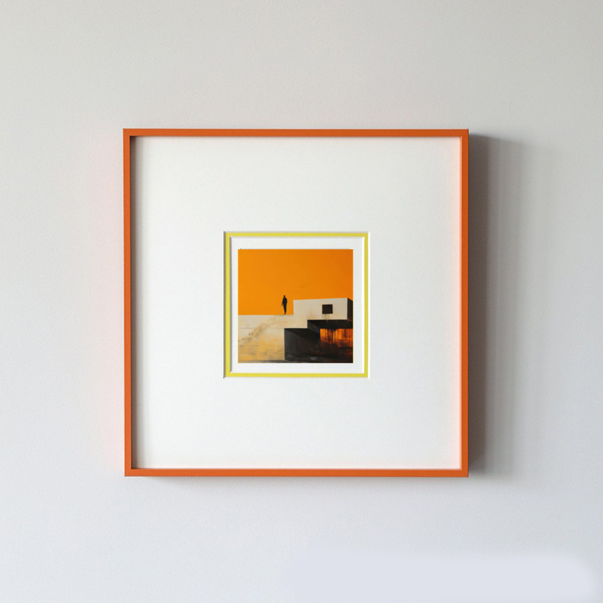 Colour Window Framed Wall Art