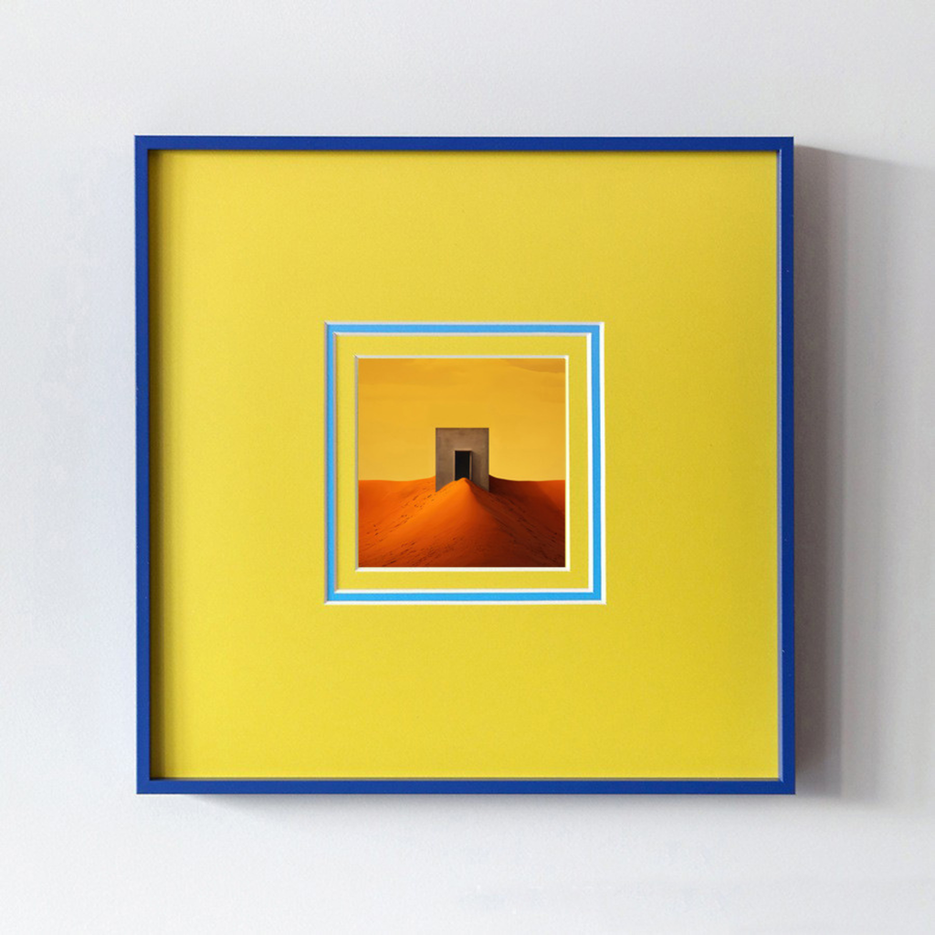 Colour Window Framed Wall Art