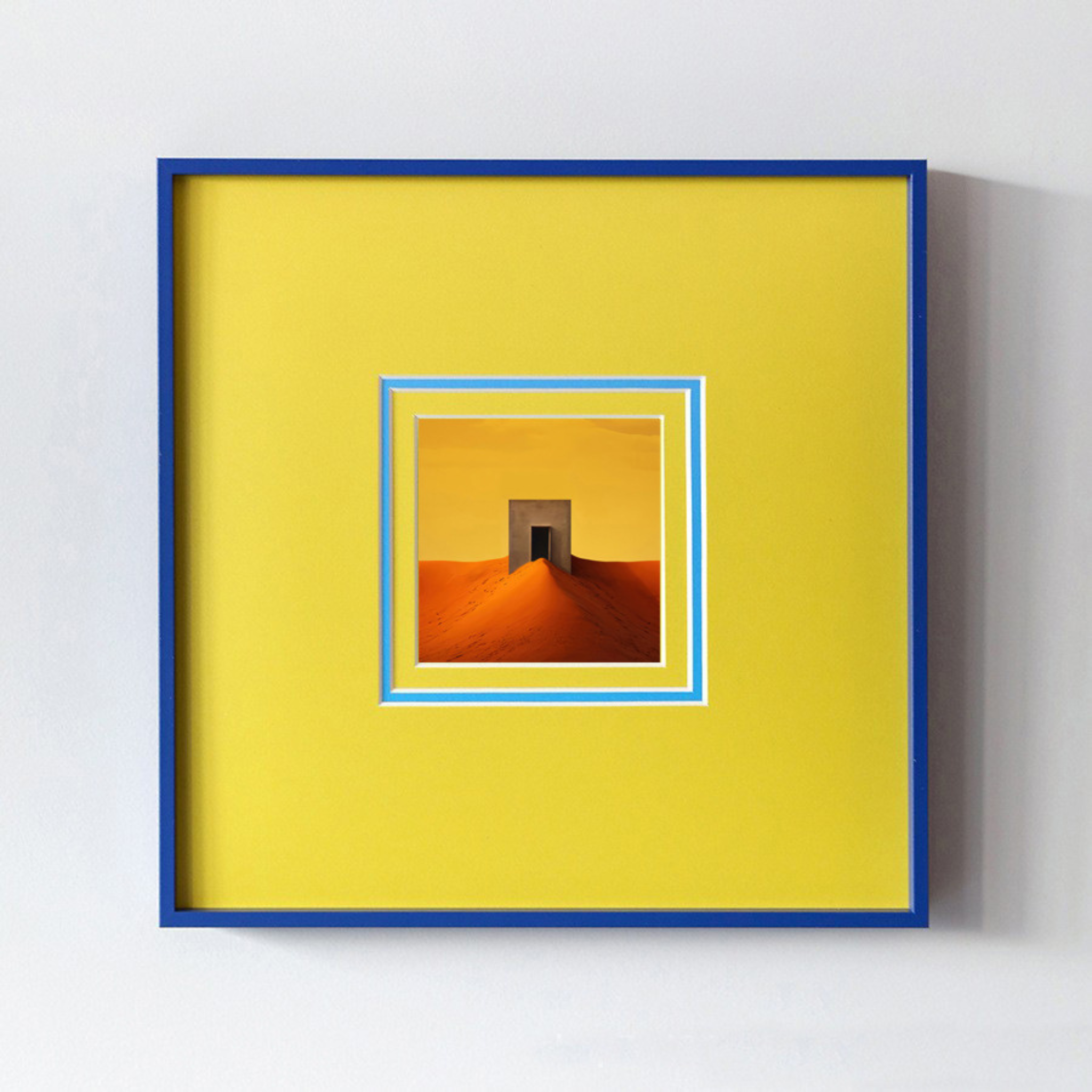 Colour Window Framed Wall Art