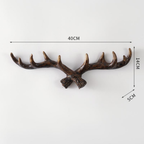 Highland Antler Wall Hook Dark Walnut