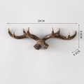 Highland Antler Wall Hook Dark Walnut