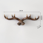Highland Antler Wall Hook Dark Walnut