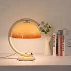Halo Curve Metal Lamp in Beige