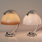 Halo Curve Metal Lamp in Amber