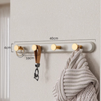 Cream Dot Hook Rack