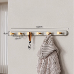 Cream Dot Hook Rack