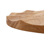close-up details Arden Wood Wall Clock for Living Rooms, Kitchens and Hallways