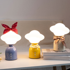 Soft cloud-style portable table lamp for bedrooms, bedside tables, desks and cosy living room corners.