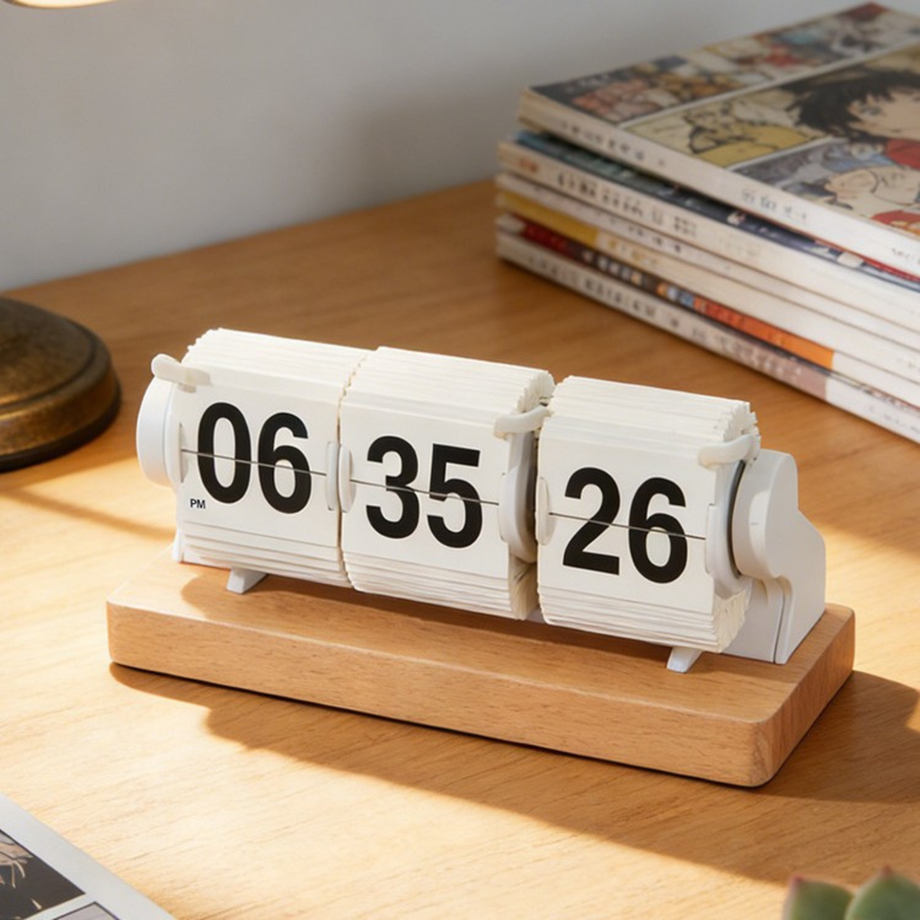 Oslo Flip Desk Clock