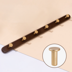 Walnut Dot Hook Rack