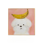Milo Banana Framed Wall Art for Bedrooms, Nurseries and Playful Home Décor